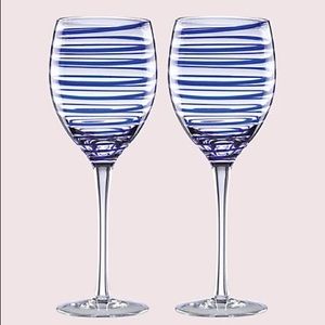 Kate Spade Charlotte Street Wine Glasses-Set of 2